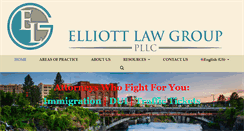 Desktop Screenshot of elliottlawgroup.com
